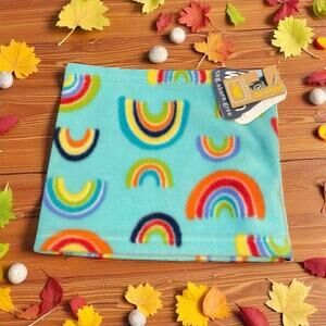 Turtle Fur Neck Warmer Gaiter Kids 3-6 Years Playful Prints Fleece Single Layer